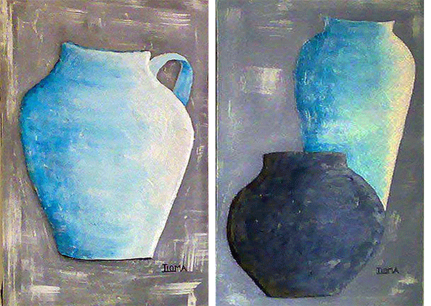Blue Pots
