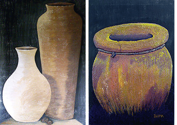 Lettie's Pots and Cintsa's Wagon chest Pot